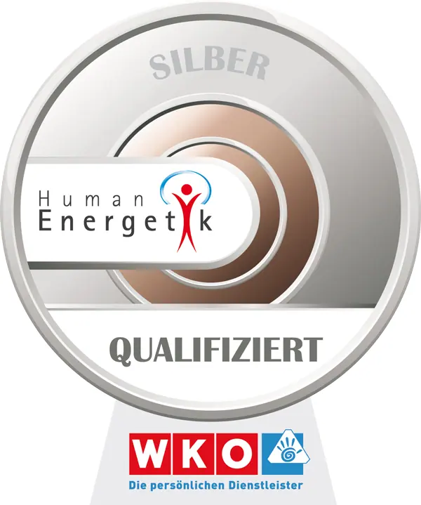 Gütesiegel Humanenergetik der WKO in Silber – qualifiziert